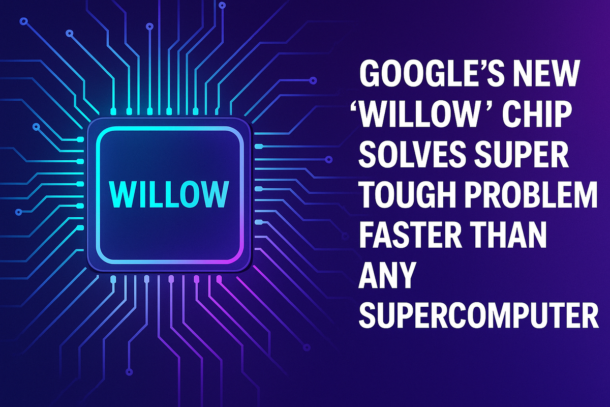 Google's New 'Willow' Chip Solves Super Tough Problem Faster Than Any Supercomputer